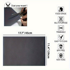 2pcs Eco-friendly Refrigerator Mats - Waterproof, Oilproof, Anti-slip