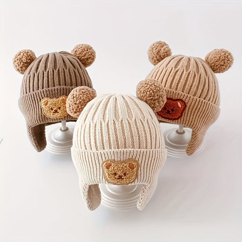 Unisex Winter Beanie Hat with Ear Flaps for Outdoor Activities