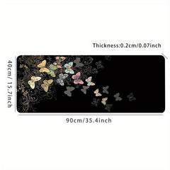 Colorful Butterfly Large Gaming Mouse Pad Non Slip Rubber Base 80 01 39