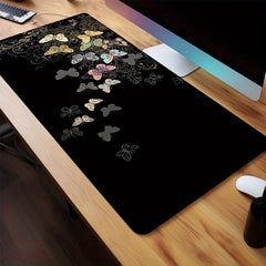 Colorful Butterfly Large Gaming Mouse Pad Non Slip Rubber Base 80 01 39