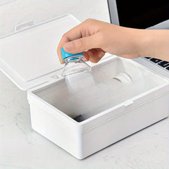 Flip Storage Box Tabletop Medicine Classification Snack Box