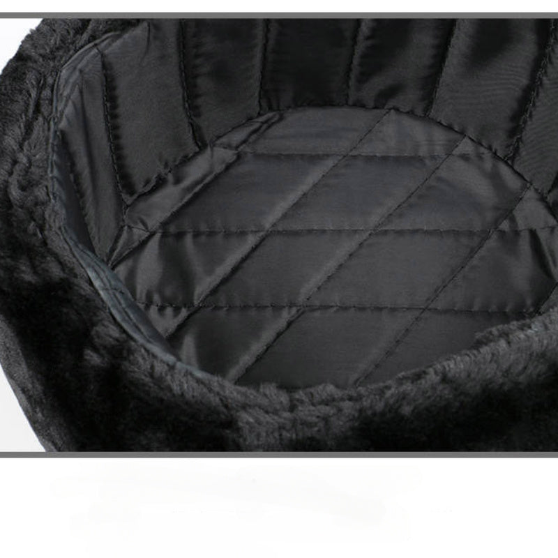 Winter Velvet Trapper Hat for Men Warm Windproof Hat with Ear Flaps