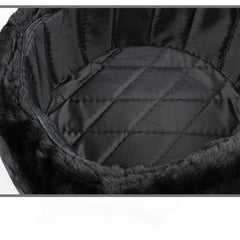 Winter Velvet Trapper Hat for Men Warm Windproof Hat with Ear Flaps