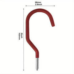 4pcs Heavy Duty Garage Storage Hook Metal Hanging Hanger Wall Mounted
