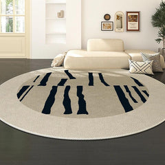 French Style Round Rug for Living Room Decor