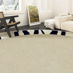 French Style Round Rug for Living Room Decor