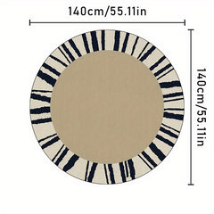 French Style Round Rug for Living Room Decor