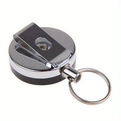 Outdoor Sports Keychain Anti-theft Fishing Supplies Telescopic Easy Pull Buckle