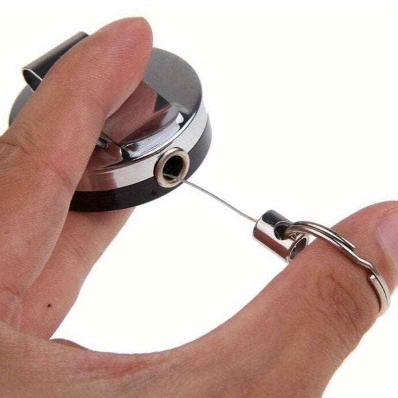 Outdoor Sports Keychain Anti-theft Fishing Supplies Telescopic Easy Pull Buckle