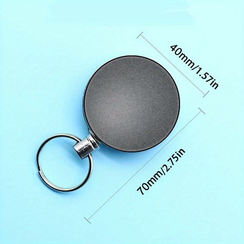 Outdoor Sports Keychain Anti-theft Fishing Supplies Telescopic Easy Pull Buckle