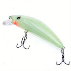 1pc 3D Luminous Minnow Bait Night Fishing Saltwater Tackle