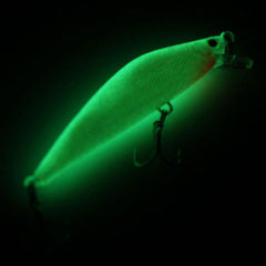 1pc 3D Luminous Minnow Bait Night Fishing Saltwater Tackle