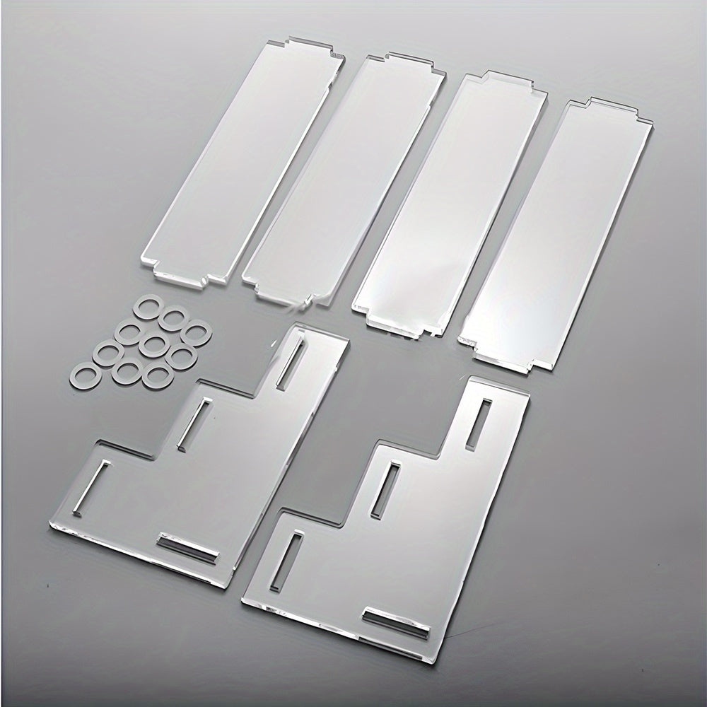 Acrylic Three Layer Ladder Hand Display Stand