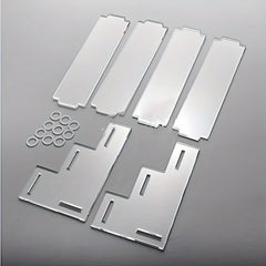 Acrylic Three Layer Ladder Hand Display Stand