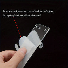 Acrylic Three Layer Ladder Hand Display Stand