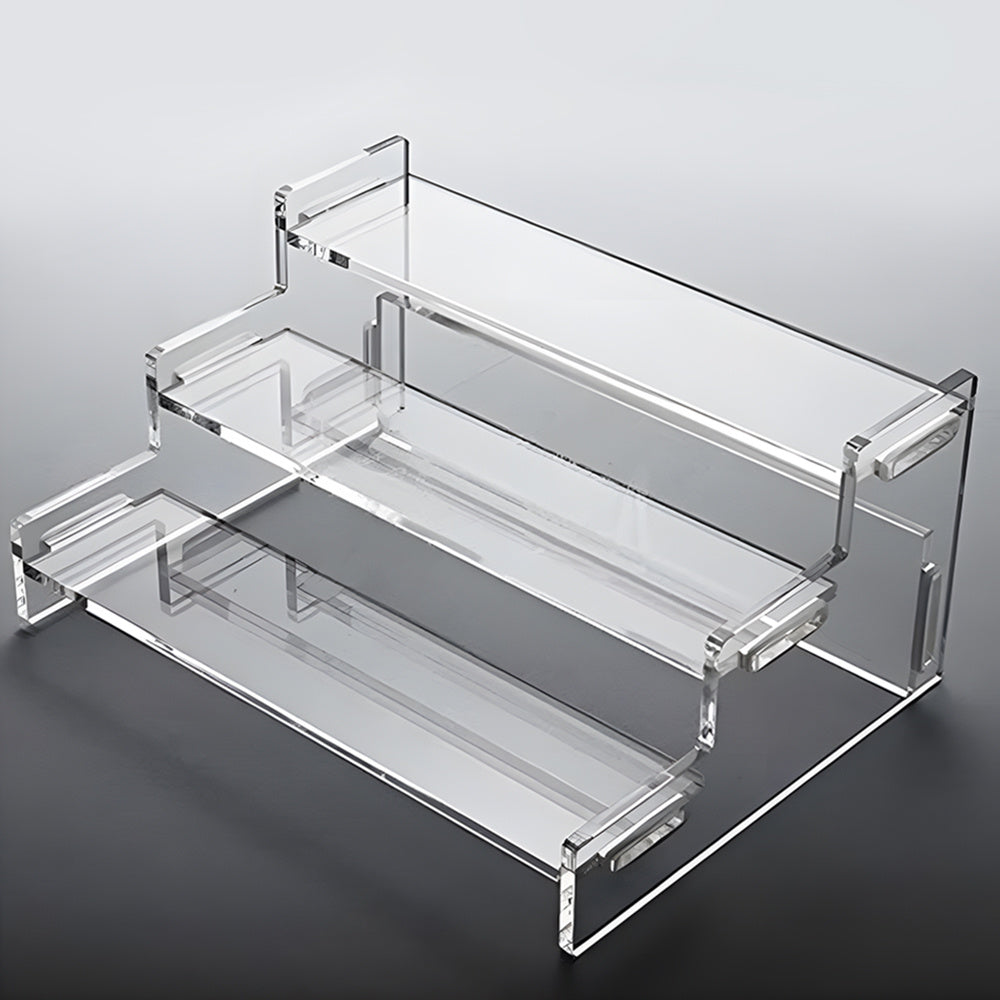 Acrylic Three Layer Ladder Hand Display Stand