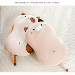 Soft Kitten Belly Pillow Skin Friendly Memory Foam Core Pillow