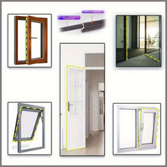 Self-Adhesive Weatherstrip for Doors & Windows Wind & Rain Resistant