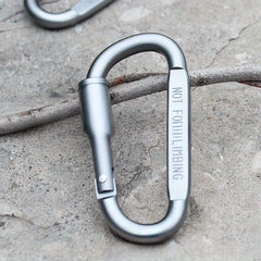 Lockable D Type Mountaineering Buckle Quick Hanging Nut Buckle Aluminum Alloy