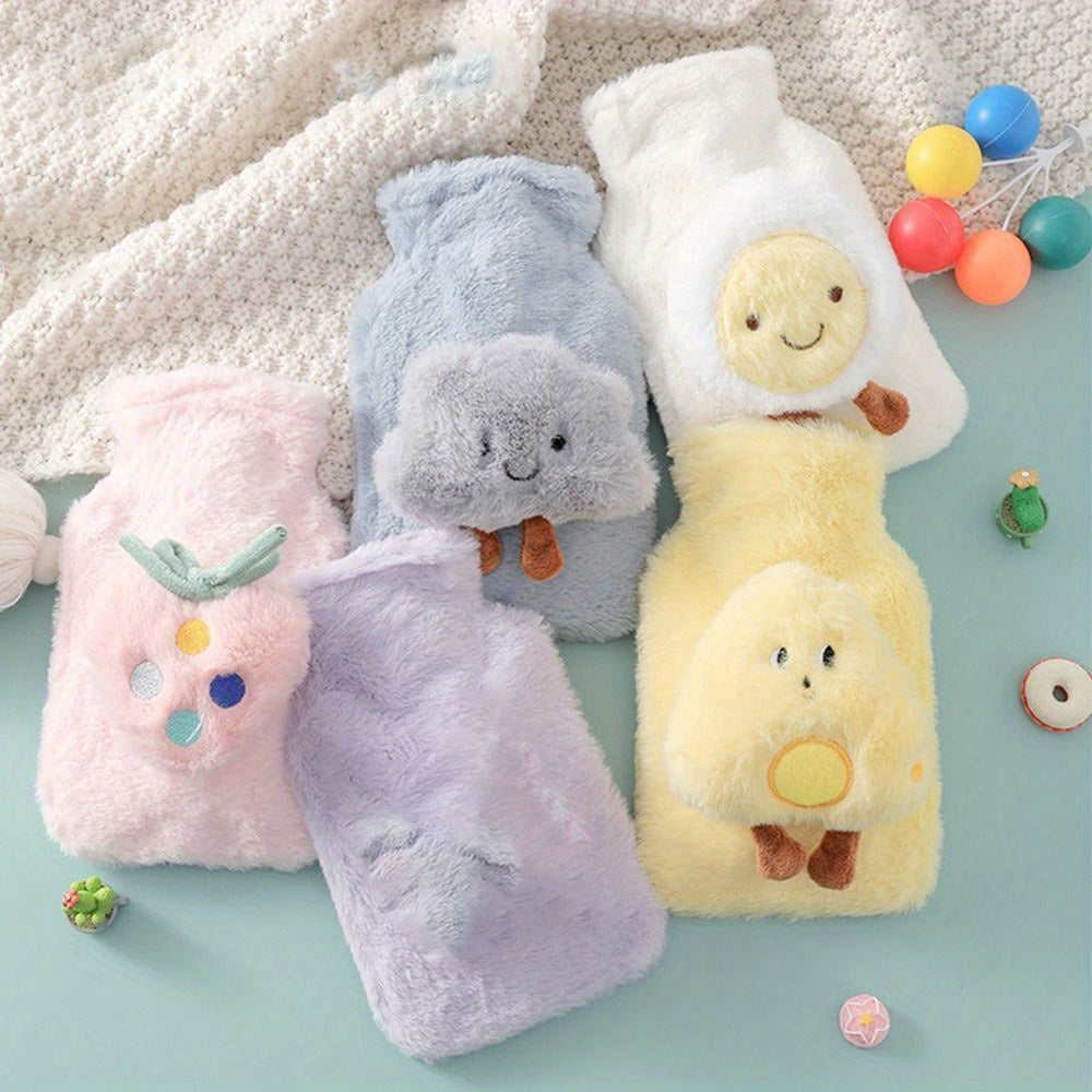 500ML Cartoon Plush Hot Water Bag Hand Warmer