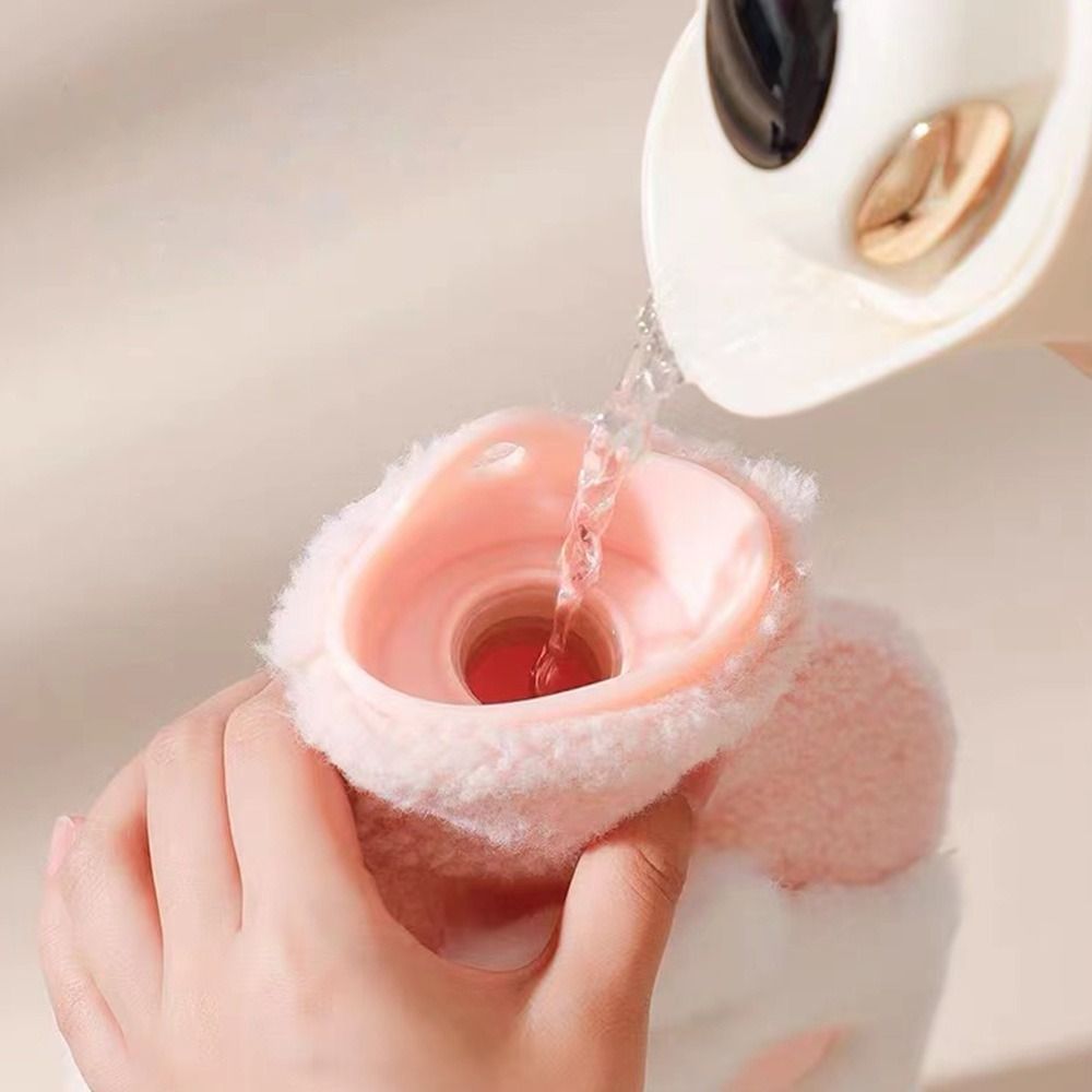 500ML Cartoon Plush Hot Water Bag Hand Warmer