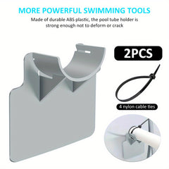 Swimming Pool Pipe Holder Tool Kit Plastic Pool Pipe Support Bracket