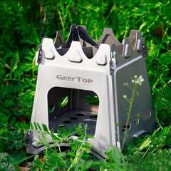 Portable Stainless Steel Firewood Stove for Camping