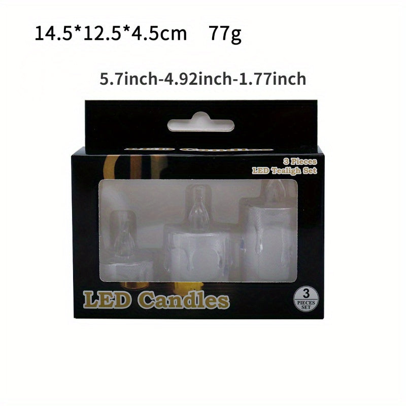 24pcs LED Tea Lights Candles Pumpkin Lights Wedding Christmas Decorations