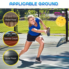 3pcs 74mm Rotoplastic Injection Molding Pickleballs for Training