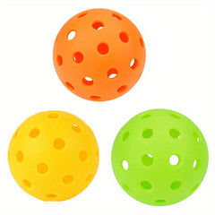 3pcs 74mm Rotoplastic Injection Molding Pickleballs for Training