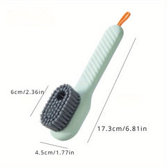 Multifunctional Liquid Added Shoe Brush Soft Fur Clothing Cleaning
