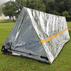 Silver Quick Set Up Relief First Aid Tent Shelter Survival