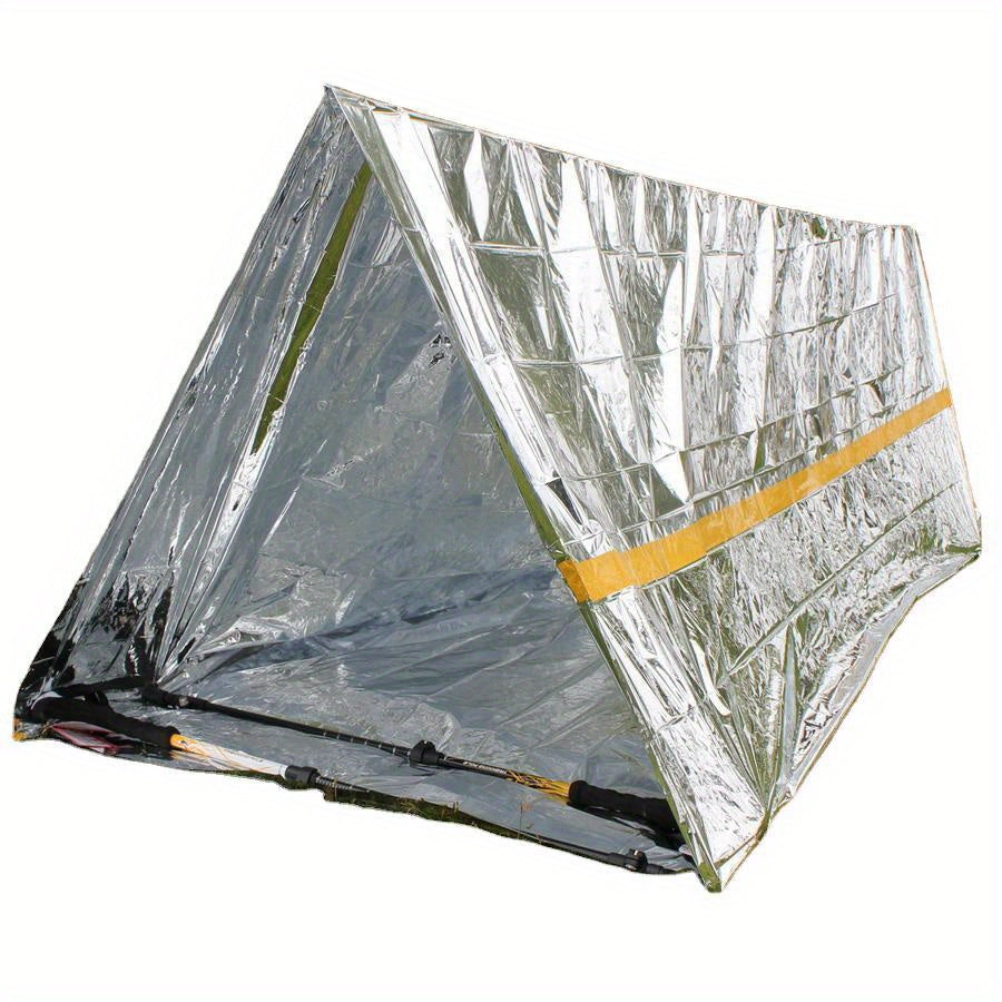 Silver Quick Set Up Relief First Aid Tent Shelter Survival