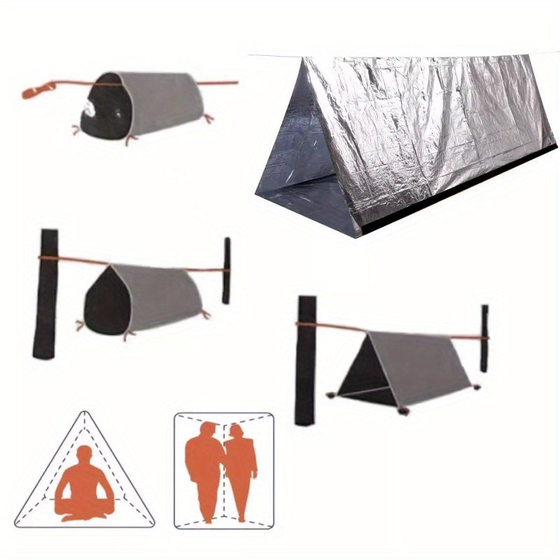 Silver Quick Set Up Relief First Aid Tent Shelter Survival