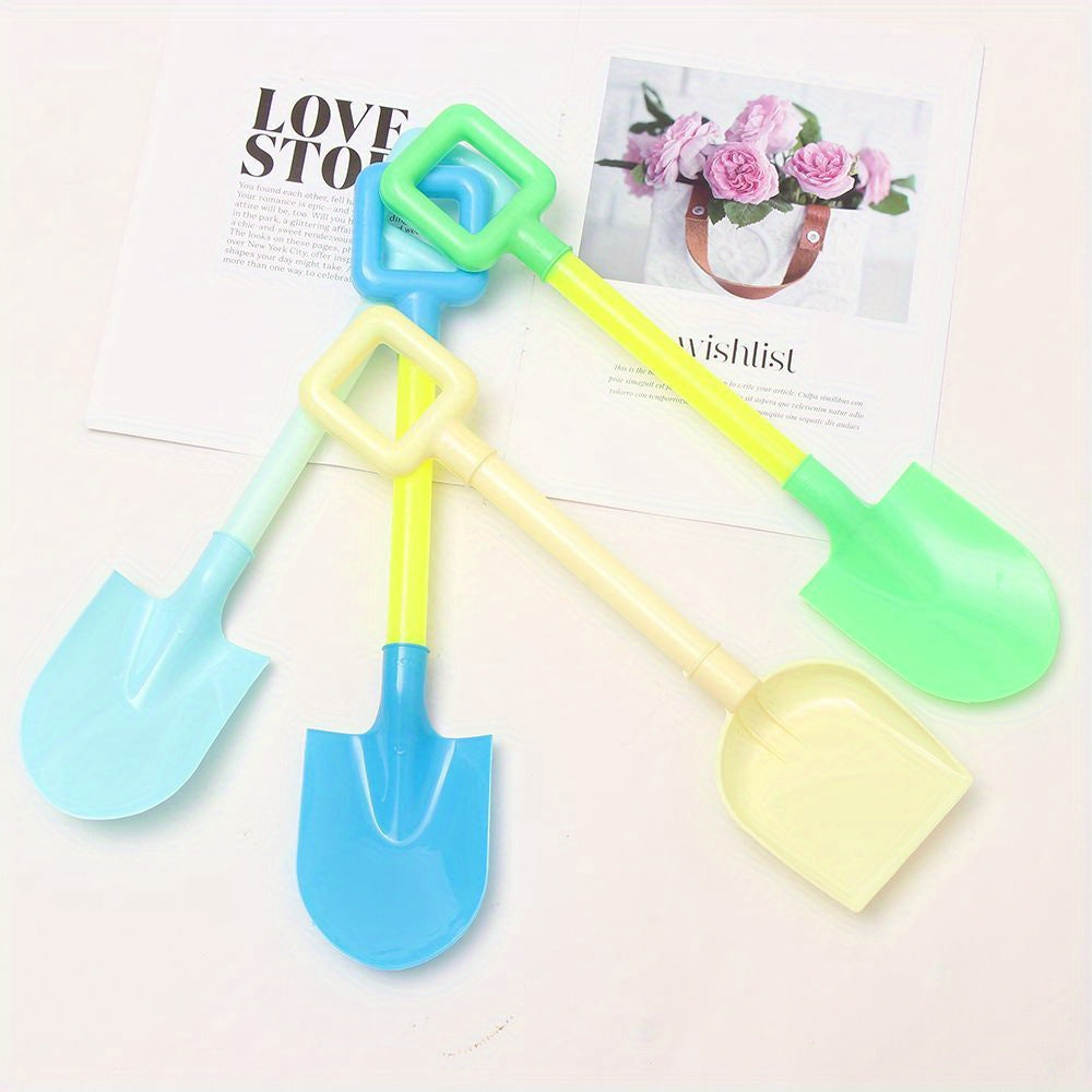 2pcs Plastic Beach Shovel & Snow Tool Set