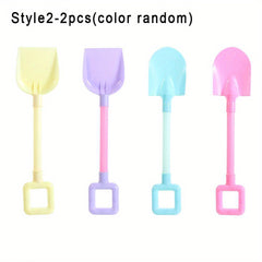 2pcs Plastic Beach Shovel & Snow Tool Set