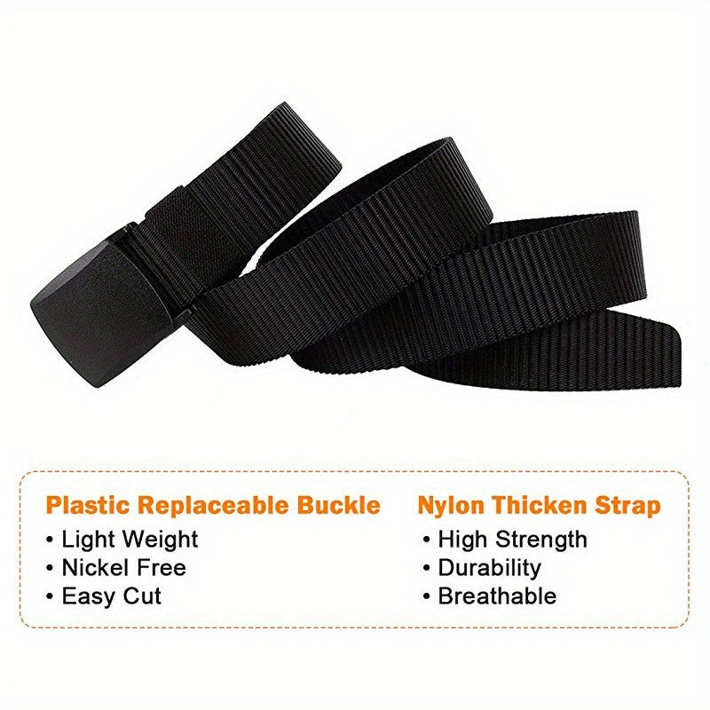 Men's Tactical Military Belt with Automatic Buckle