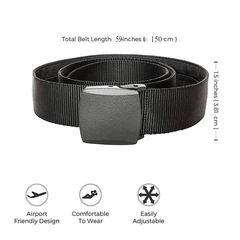 Men's Tactical Military Belt with Automatic Buckle