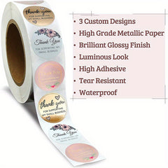 Happy Birthday Heart Sticker Labels