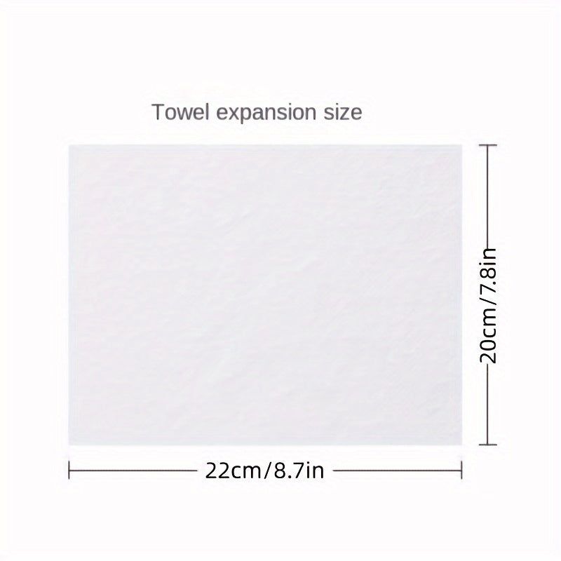 50pcs Portable Compressed Towels for Outdoor Camping & Travel