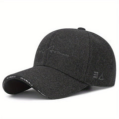 Men's Woolen Warm Baseball Cap