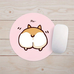 Cartoon Small Round Mouse Pad Creative Desk Mat