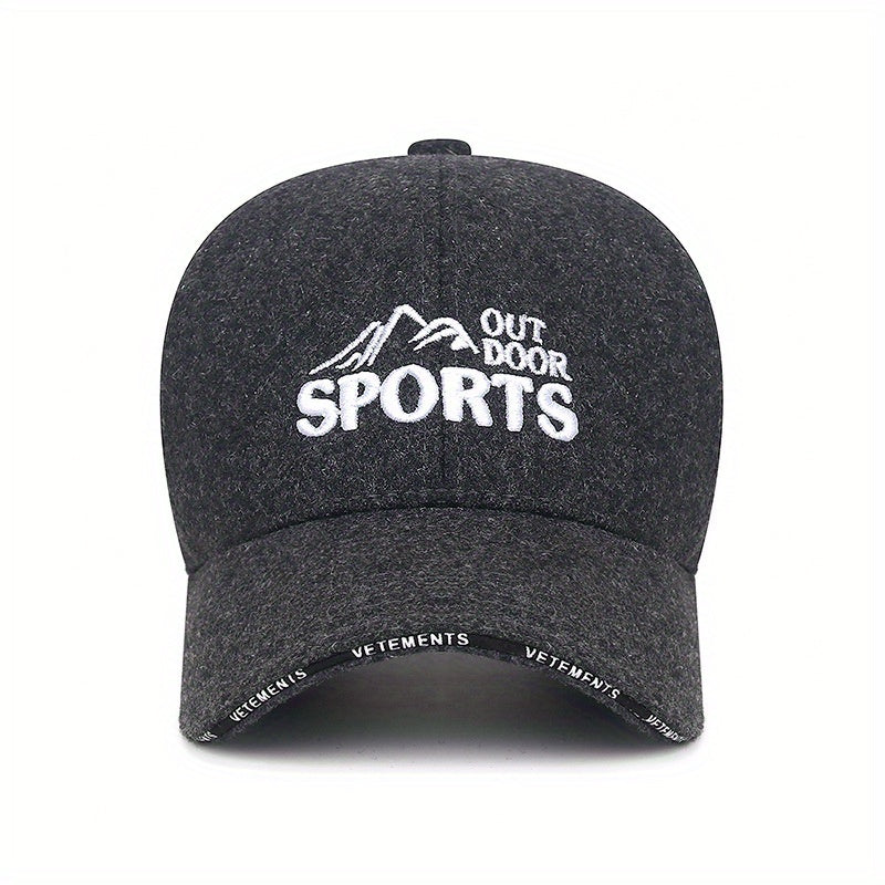 Winter Warm Baseball Cap For Middle Aged And Elderly Men