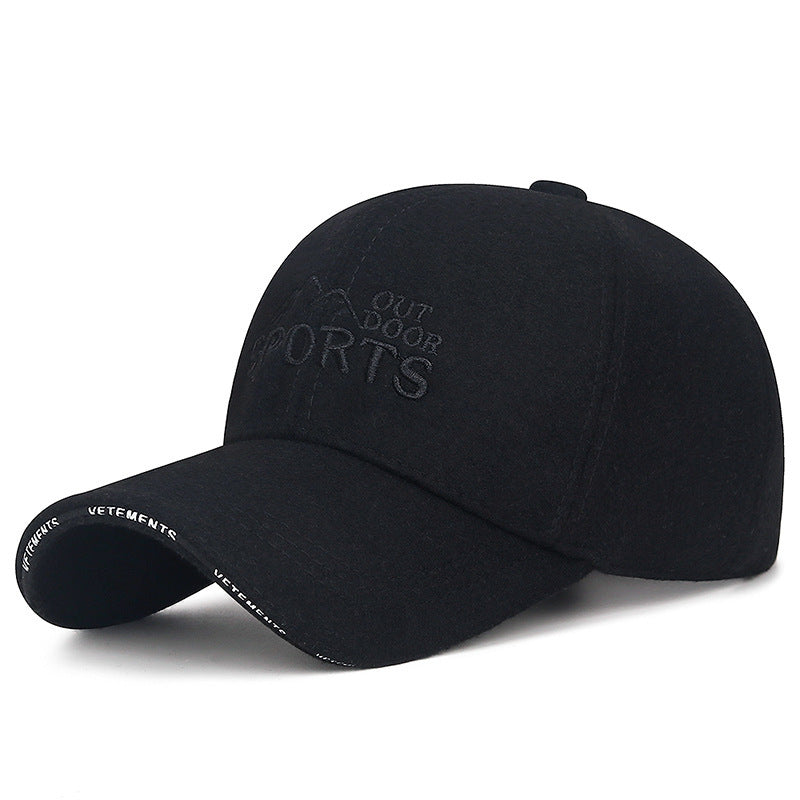 Winter Warm Baseball Cap For Middle Aged And Elderly Men