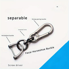 Horseshoe Buckle Keychain Metal Key Chain Pendant
