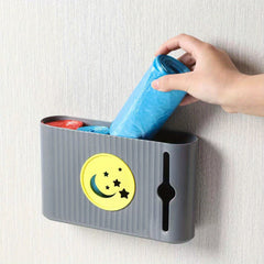 Kitchen Garbage Bag Storage Box Wall Mounted Rack