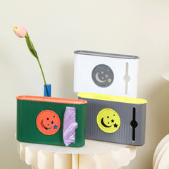 Kitchen Garbage Bag Storage Box Wall Mounted Rack