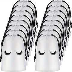 Waterproof Eyelash Cosmetic Bag Travel Care Bag Drawstring Shoe Storage Bag