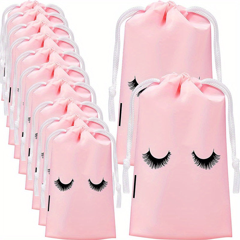Waterproof Eyelash Cosmetic Bag Travel Care Bag Drawstring Shoe Storage Bag