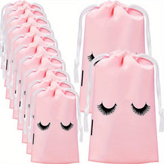 Waterproof Eyelash Cosmetic Bag Travel Care Bag Drawstring Shoe Storage Bag